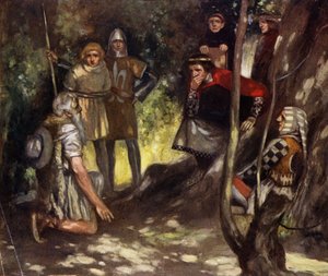 Saint Louis de France dans le bois de Vincennes