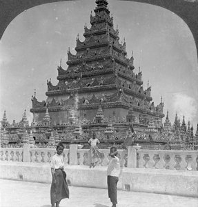 Pagode Arakan, Mandalay, Birmanie, 1908