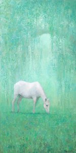 Cheval blanc éthéré - Steve Mitchell