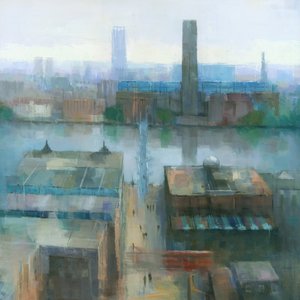 Misty Urban Riverside - Steve Mitchell