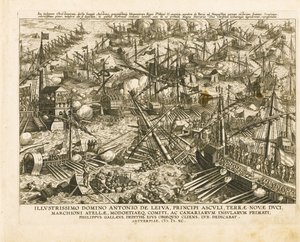La bataille de Lépante le 7 octobre 1571, ca 1578