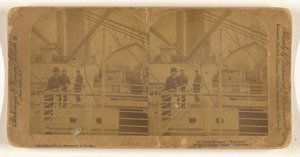 Sur le pont du bateau à vapeur "Teutonic". - Strohmeyer and Wyman