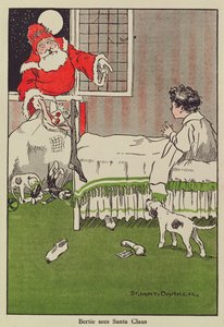 Bertie voit le Père Noël, illustration de livre