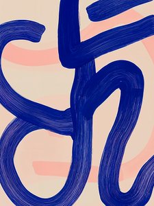 Abstract Blue Flow - Studio Palette