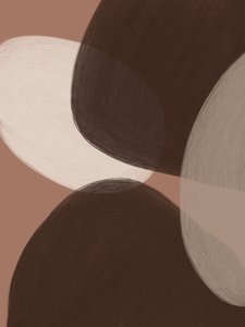 Formes organiques marron - Studio Palette