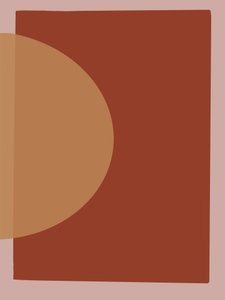 Abstrait géométrique chaleureux