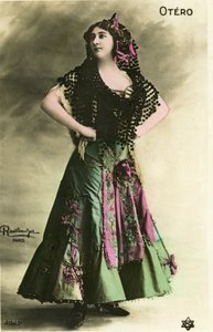 La belle Otero, carte postale début du 20e siècle