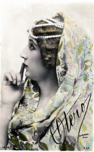 La belle Otero, carte postale du début du 20e siècle (photo)