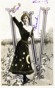 Liane De Pougy, danseuse et courtisane de la Belle Époque - alphabet en carte postale - Studio Reutlinger