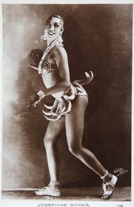 Art. Divertissement. Joséphine Baker aux Folies Bergères, Paris. Photo de Walery, France, vers 1925-30
