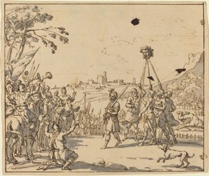 Le triomphe de David - Style of Jan Luyken
