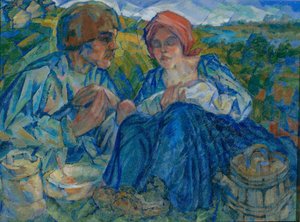 Un repas, 1920 - Subbotin