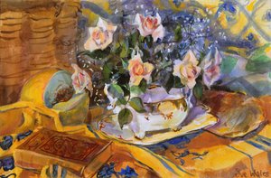 Roses roses dans le plat de Gayes, 1995