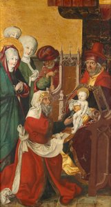 La circoncision du Christ (intérieur); Marie à la Visitation (extérieur) - Südtiroler Maler