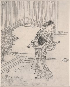 Geisha en Été - Sukenobu Nishikawa