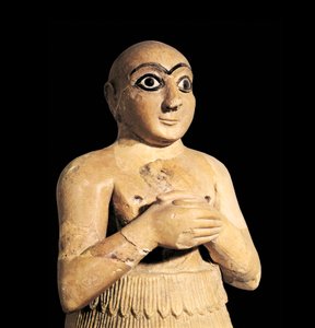 Selim, frère du roi de Mari en Syrie, IIIe millénaire av. J.-C. (sculpture) - Sumerian Sumerian