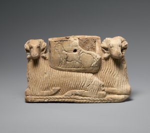 Vase soutenu par deux béliers, vers 2600-2500 av. J.-C.
