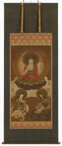 Triade bouddhiste : Sakyamuni, Manjusri et Samantabhadra, période Edo, milieu 17ème-début 18ème siècle