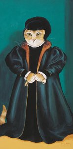 Illustration de Cats Galore! A Compendium of Cultured Cats (pub. 2015)