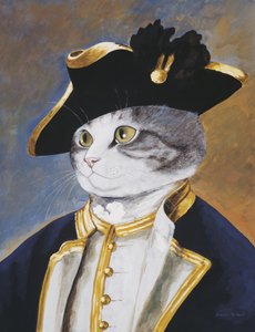 Illustration de Cats Galore! A Compendium of Cultured Cats (pub. 2015) - Susan Herbert