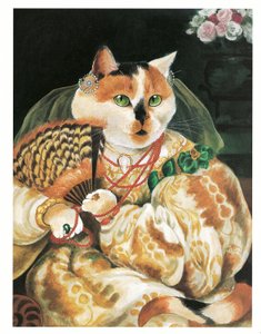 Illustration de Pre-Raphaelite Cats (pub. 1999)