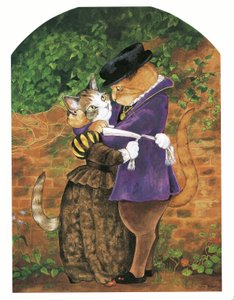 Illustration de Pre-Raphaelite Cats (pub. 1999) - Susan Herbert