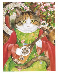 Illustration de Pre-Raphaelite Cats (pub. 1999)