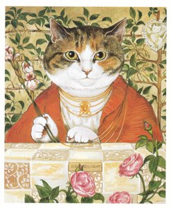 Illustration de Pre-Raphaelite Cats (pub. 1999) - Susan Herbert