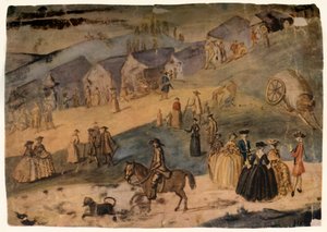 Scène de campagne, vers 1750, 1934 - Susanna Duncombe