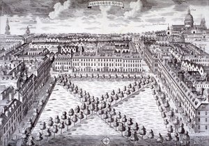 Vue aérienne de Charterhouse Square, Finsbury, Londres - Sutton Nicholls