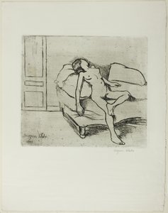 Louise nue sur un canapé - Suzanne Valadon
