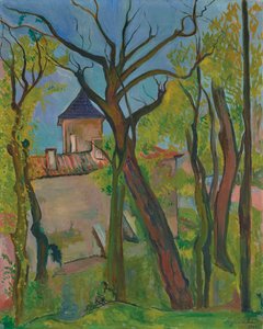 Paysage à Saint-Bernard Ain, 1932 - Suzanne Valadon