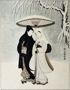 Jeune couple dans « Artistic Japan »