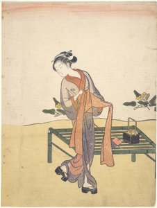 Beauté se rafraîchissant - Suzuki Harunobu