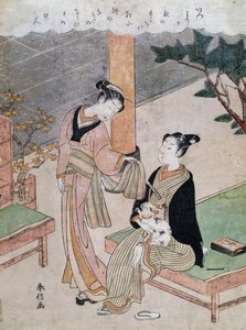 Courtisanes, par Suzuki Harunobu, Japon