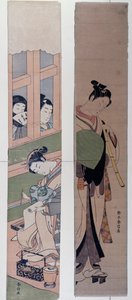 Courtisanes, par Suzuki Harunobu (1725-1770), Japon