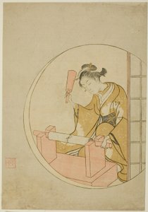 Foulage du tissu - Suzuki Harunobu
