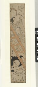 Fille sur une échelle - Suzuki Harunobu
