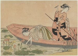 Mitate de Zhou Maoshu, après 1765 - Suzuki Harunobu