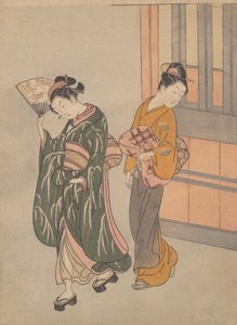 Le vent de la montagne par temps clair, vers 1766 - Suzuki Harunobu