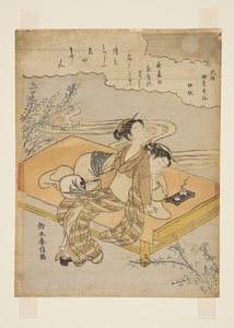 Le huitième mois : Mi-automne - Suzuki Harunobu