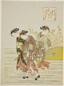 La rivière aux bijoux à Ide (Ide no Tamagawa), d