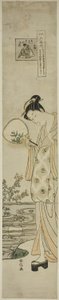 La rivière aux trèfles (Hagi no Tamagawa), de la série "Six rivières précieuses dans les coutumes populaires (Fuzoku Mu Tamagawa)" - Suzuki Harunobu