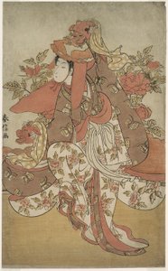 La danse du lion - Suzuki Harunobu