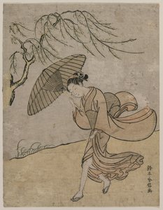 Femme courant près d