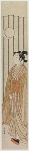 Jeune homme jouant au football, fin des années 1760 - Suzuki Harunobu