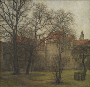 Le jardin du palais du prince, Copenhague - Svend Hammershøi