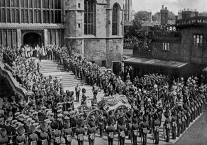 Les funérailles du roi Édouard VII, Windsor, Berkshire, 1910