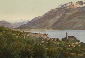 Berner Oberland : Brienz (photo en couleur)