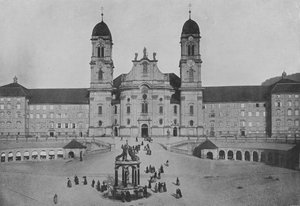 Einsiedeln, façade du couvent - Swiss Photographer